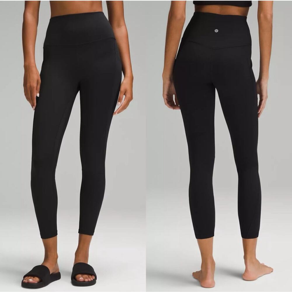 Lululemon Align High-Rise Pant with Pockets 25" Black Size 2 W5EHBS *EUC
